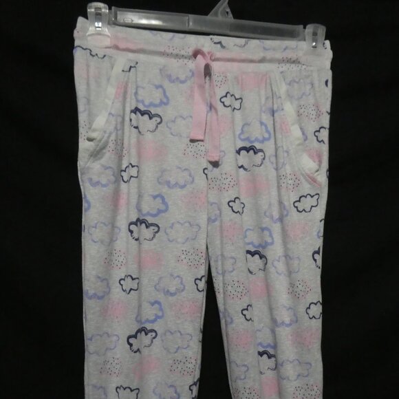 JACLYN INTIMATES | large | Cloud Print Pajama Pants | Cuffed Bottoms - Picture 6 of 16